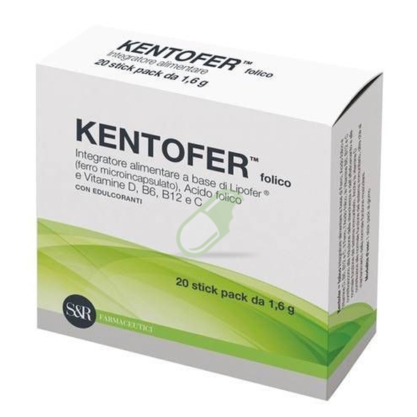 S&R Farmaceutici Linea Gravidanza e Allattamento Kentofer Folico 20 Bustine