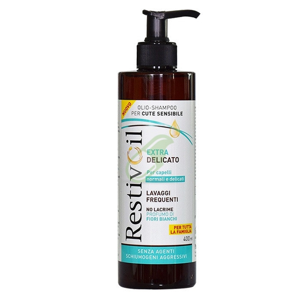 Restivoil Extra Delicato Shampoo Capelli Normali e Delicati Flacone 400 ml