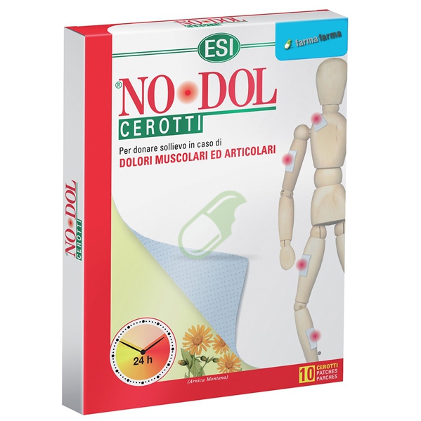 No Dol Linea Articolazioni Sane Artiglio del Diavolo 10 Cerotti Dolori Art.