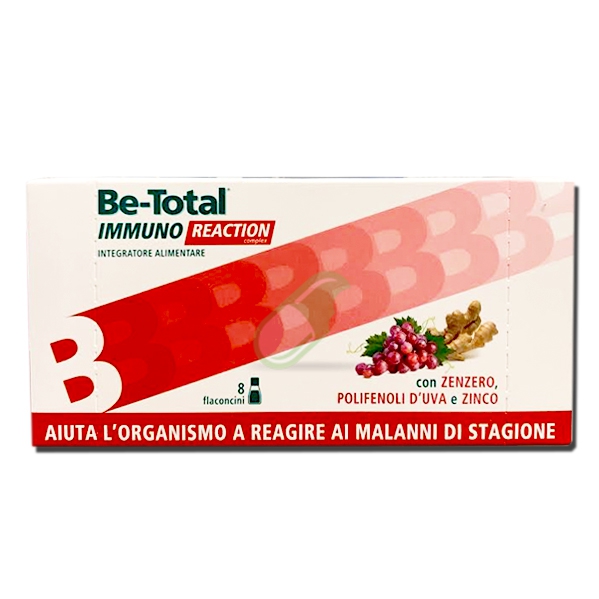 Betotal Linea Difese Immunitarie Immuno Reaction 8 Flaconcini gusto zenzero