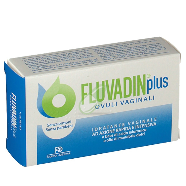 Farma-derma  Linea Igiene Intima Ovuli Vaginali Fluvadin Plus 10 Pezzi