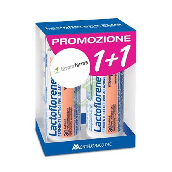 Lactoflorene Plus Bipack Linea Fermenti Integratore Alimentare 30+30 Capsule