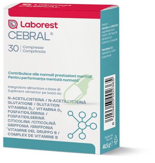 Laborest Italia Linea Energia Mentale Cebral 30 compresse