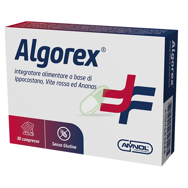 Amnol Linea Circolazione e Microcircolo Algorex Integratore 30 Compresse