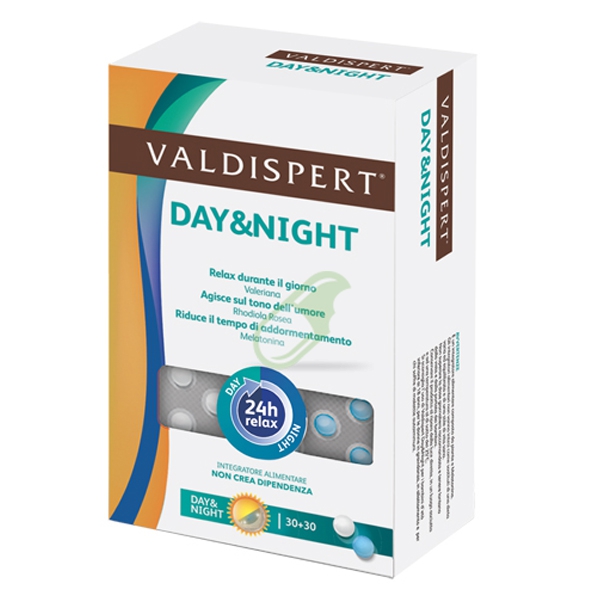 Vemedia Pharma Valdispert Day & Night 30 Compresse Day + 30 Compresse Night