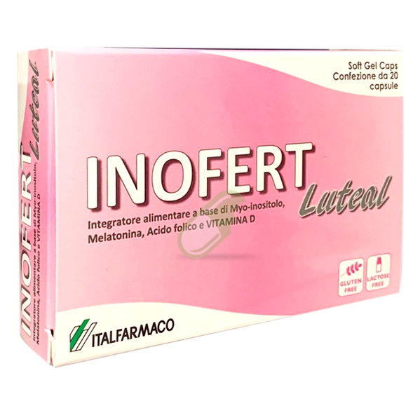 Italfarmaco Linea Benessere Donna Inofert Luteal 20 Capsule Soft Gel