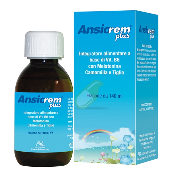 AR Fitofarma Linea Sonno e Serenit Ansiorem Plus Integratore 140 ml