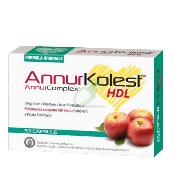 Di-va Linea Controllo del Colesterolo Annurkolest HDL 30 Capsule