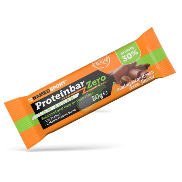 Named Linea Sport Proteinbar Zero 30 % Madagascar Dream Cocoa 1 barretta da 50 g