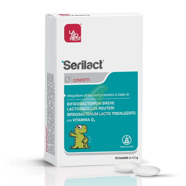 Laborest Linea Intestino sano Serilact Integratore con probiotici 16 Confetti