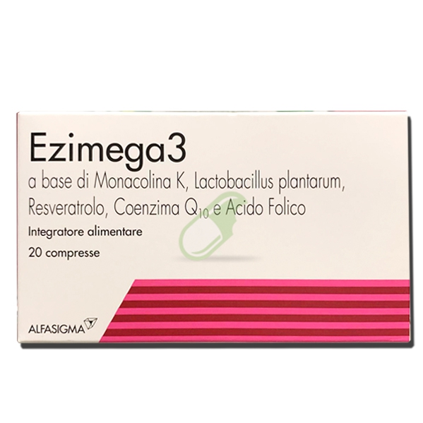 Alfasigma Linea Sistema Cardiovascolare Ezimega 3 Integratore 20 compresse