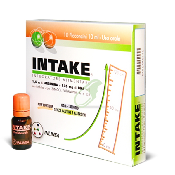 Inlinea Linea Benessere ed Energia Intake Integratore 10 Flaconcini da 10 ml