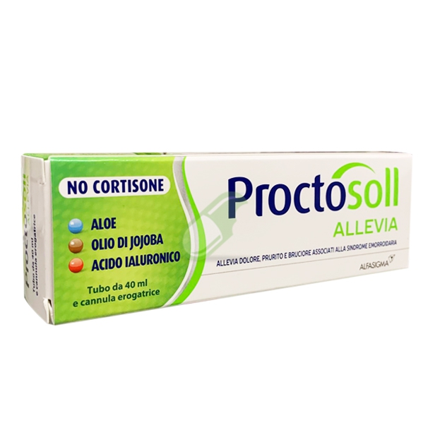 Alfasigma Linea Proctologica Proctosoll Allevia Gel 40 ml