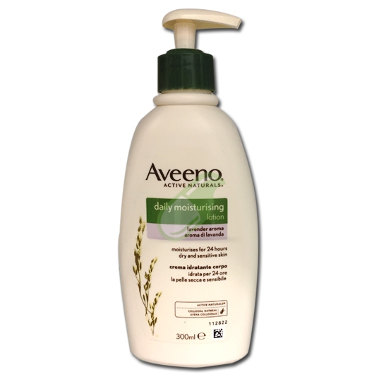Aveeno Linea Cura della Pelle Crema Idratante Corpo Lavanda 300 ml