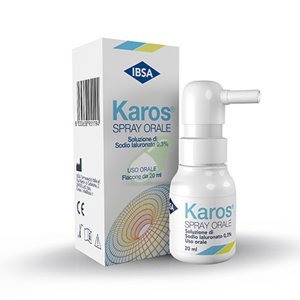 IBSA Farmaceutici Linea Benessere della Gola Karos Spray Orale 0,3% 20 ml