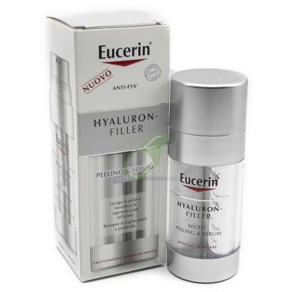 Eucerin Linea Skincare Hyaluron Filler Peeling & Serum Notte 30 ml