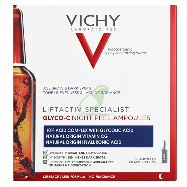 Vichy Liftactiv Collagen Specialist Glyco C 30 Ampolle Peeling Notte