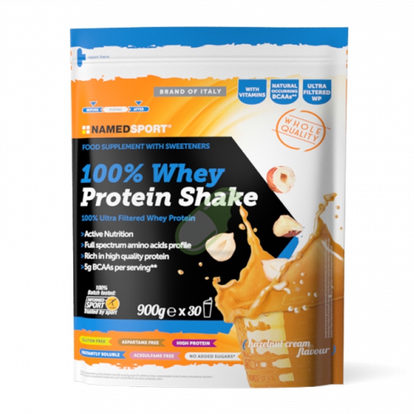 Named Linea Sport 100% Whey Protein Shake Hazelnut Cream 900 g