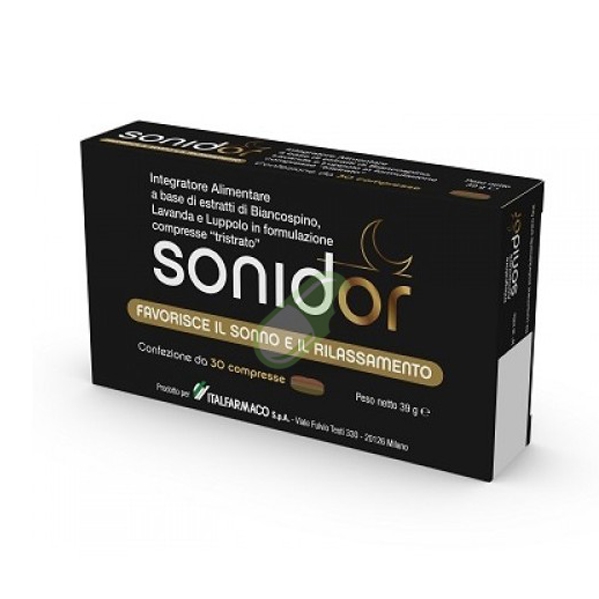 Italfarmaco Linea Sonno e Serenit� Sonidor Integratore 30 Compresse