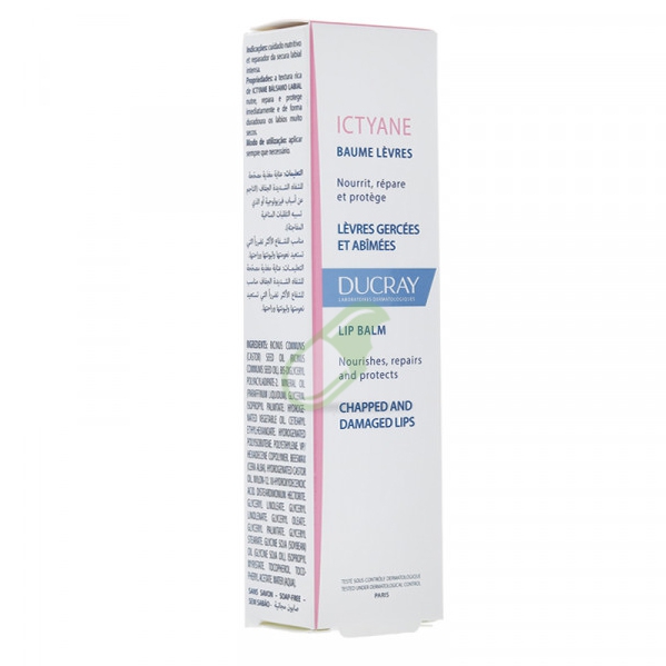 Ducray Linea Labbra Sane Ictyane Balsamo Labbra 15 ml
