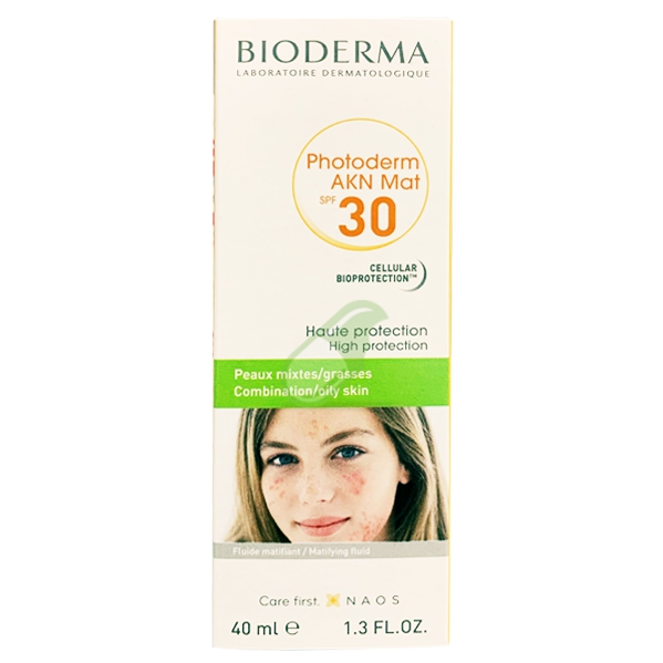 Bioderma Sole Linea Photoderm AKN Mat SFP 30 Tubo da 40 ml