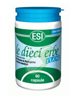 Esi Linea Benessere Intestinale Le Dieci Erbe Flor con Prebiotico 60 Capsule