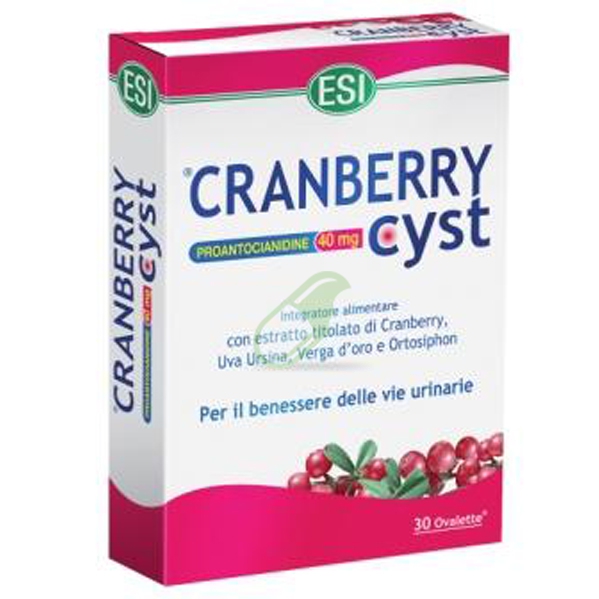 Esi Linea Benessere Urinario Cranberry Cyst Integratore 30 Ovalette