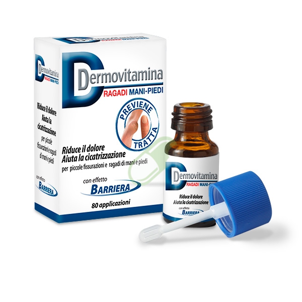 Dermovitamina Ragadi Mani-Piedi Flaconcino da 7 ml con spatola