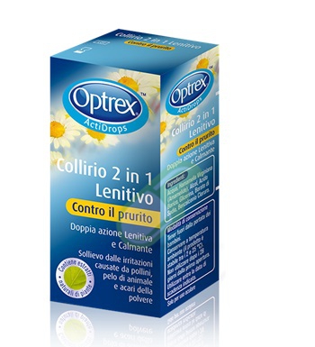 Optrex ActiDrops Collirio 2 in 1 Lenitivo Contro il Prurito Flaconcino 10 ml.