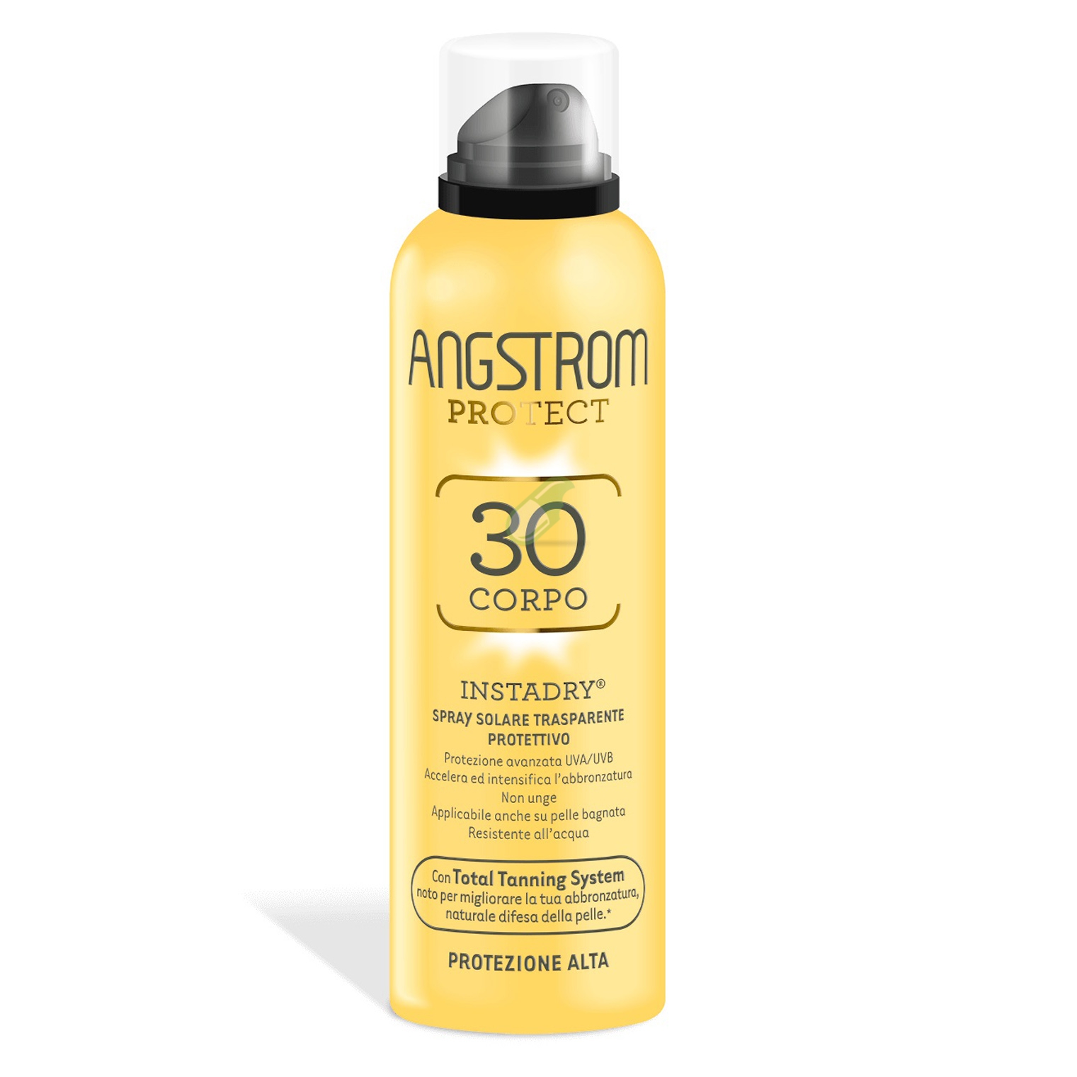 Angstrom Protect Instadry Spray Solare Trasparente SPF30 Corpo 150 ml