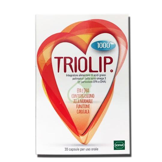 Sofar Linea Benessere del Cuore Triolip 1000 Integratore 30 Capsule