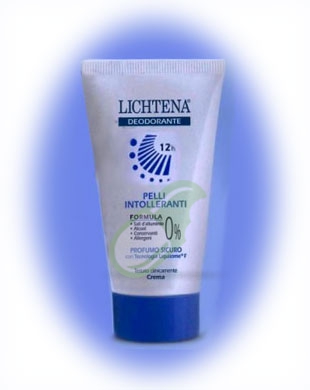 Lichtena Linea Deo Deodorante Crema Azione Intelligente Pelli Intolleranti 40 ml