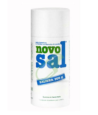 NovoSal Linea Alimentazione Sana Sale Classico Iposodico Saliera 300 g