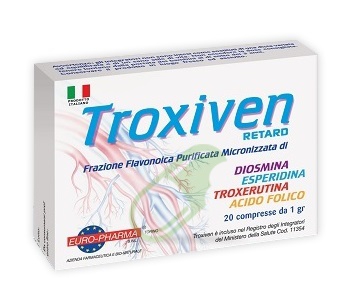 Euro-Pharma Linea Circolazione e Microcircolo Troxiven Integratore 20 Compresse