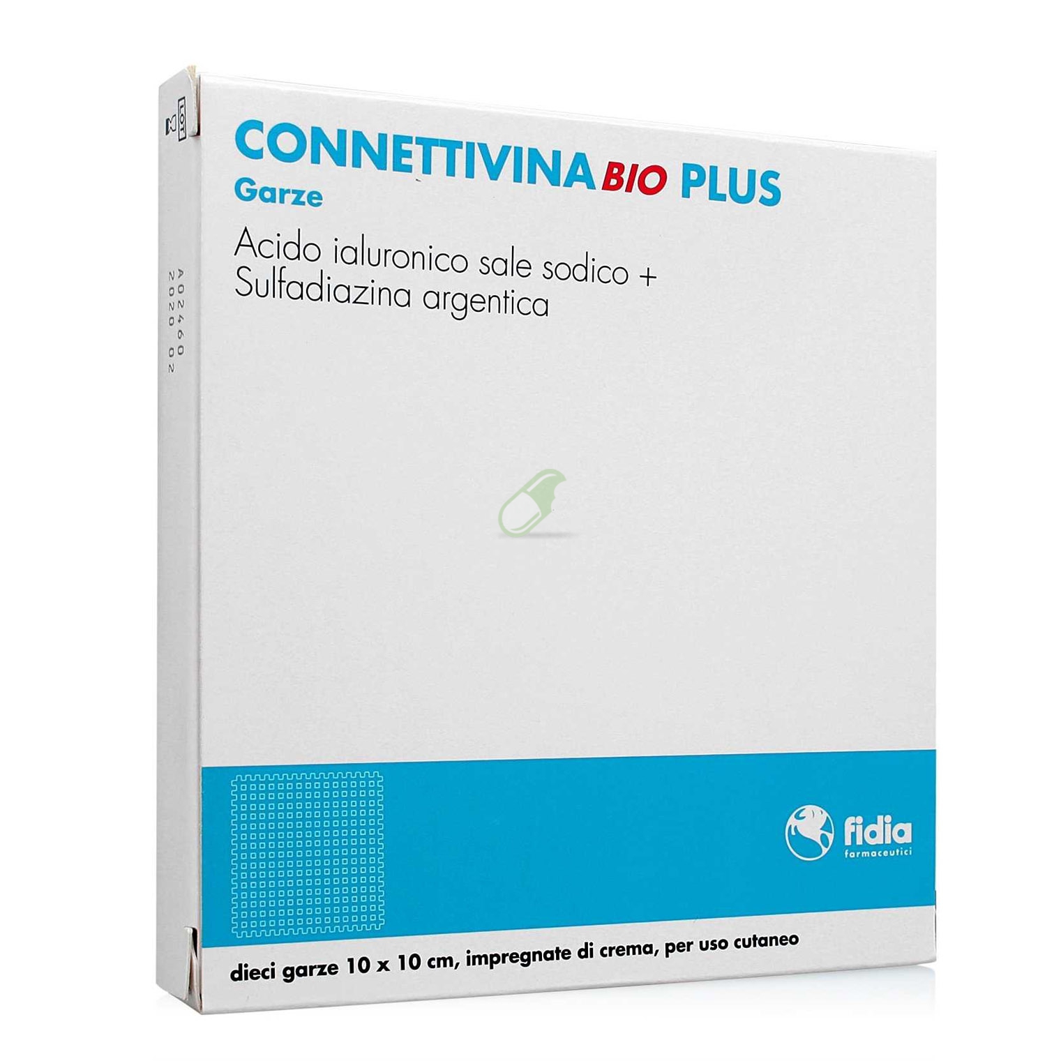 Fidia Farmaceutici Linea Lesioni ConnettivinaBio Plus 10 Garze 10x10 cm