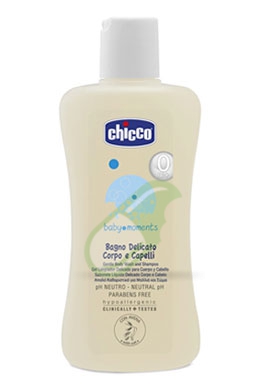 Chicco Linea Baby Moments Igiene del Bambino Bagno Delicato Corpo Capelli 500 ml