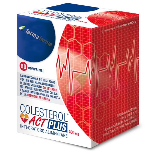 F. & F. Linea Controllo del colesterolo Colesterol Act Plus 60 compresse