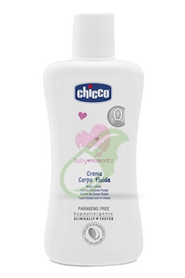 Chicco Linea Baby Moments Cura del Bambino Crema Fluida Idratante Corpo 200 ml