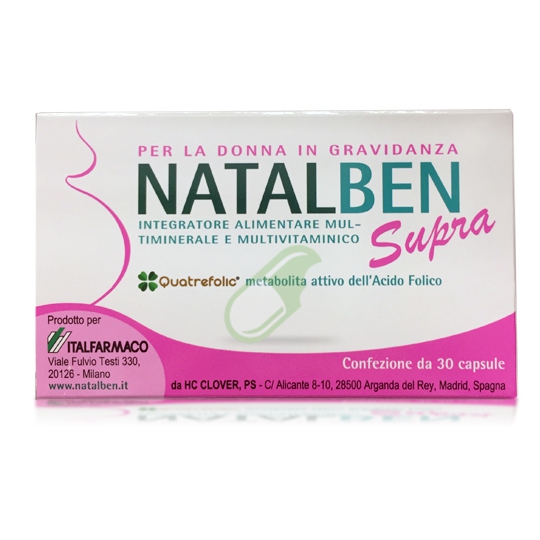Italfarmaco Linea Benessere Donna Natalben Supra  Integratore 30 Capsule