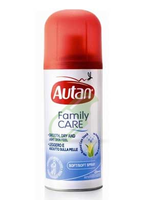 Autan Linea Family Care Spray Secco Delicato Insetto-Repellente 100 ml
