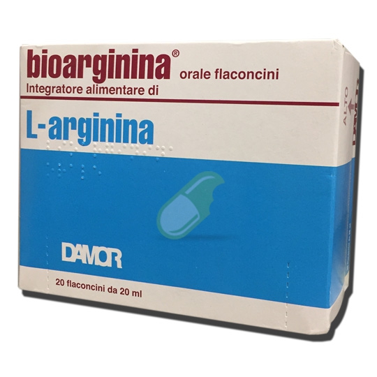 Farmaceutici Damor Linea Sostegno Bioarginina Integratore 20 Flaconcini.