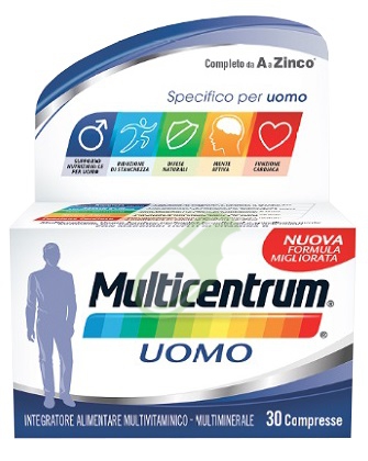Multicentrum Linea Uomo Integratore Alimentare Specifico 30 Compresse