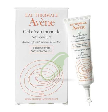 Avene Linea Eau Thermale Gel D'Eau Thermale Gel Anti-Ustioni 3 Tubi da 15 ml