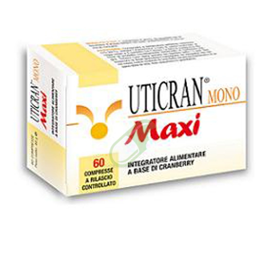 Natural Bradel Linea Benessere delle vie Urinarie Uticran Mono Maxi 60 Compresse