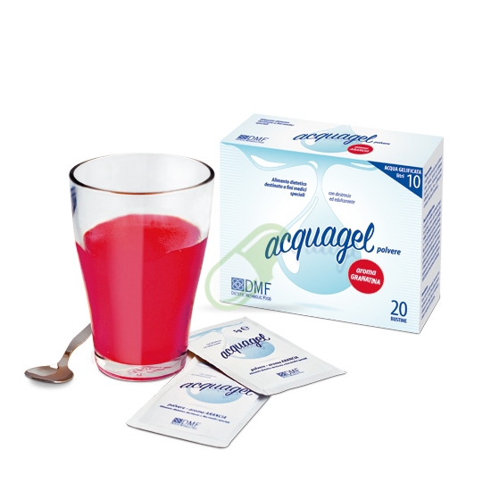 DMF Linea Disfagia Acquagel Integratore 20 Bustine Gusto Granatina