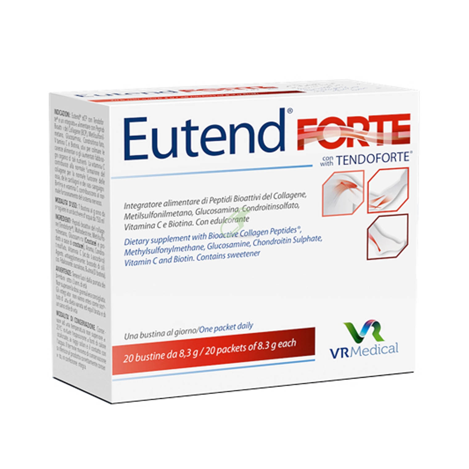 Vita Research Linea Benessere dei Tendini Eutend Forte Tendoforte 20 Bustine