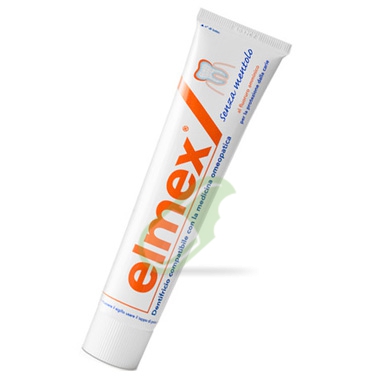 elmex Linea Igiene Dentale Quotidiana Dentifricio Classico Senza Mentolo 75 ml