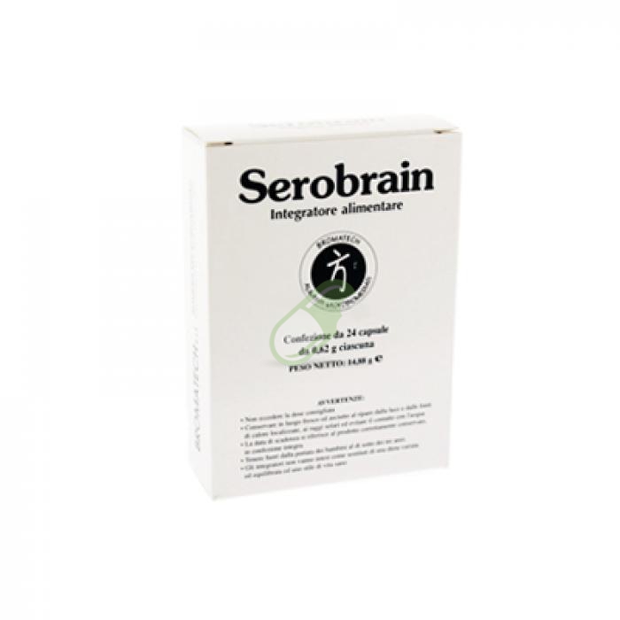 Bromatech Linea Benessere del sistema nervoso Serobrain Integratore 24 Capsule.