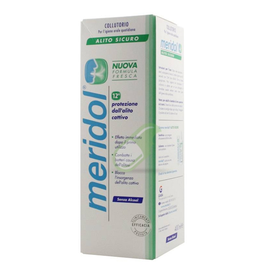 Meridol Halitosis Linea Igiene Dentale Quotidiana Colluttorio Alito Fresco 400ml