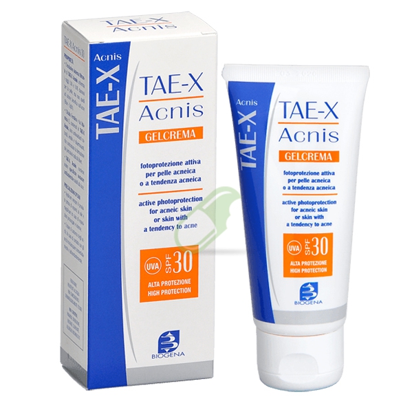 Biogena Linea Sole Tae-X Acnis SPF 30 Gel Crema Tubo da 60 ml